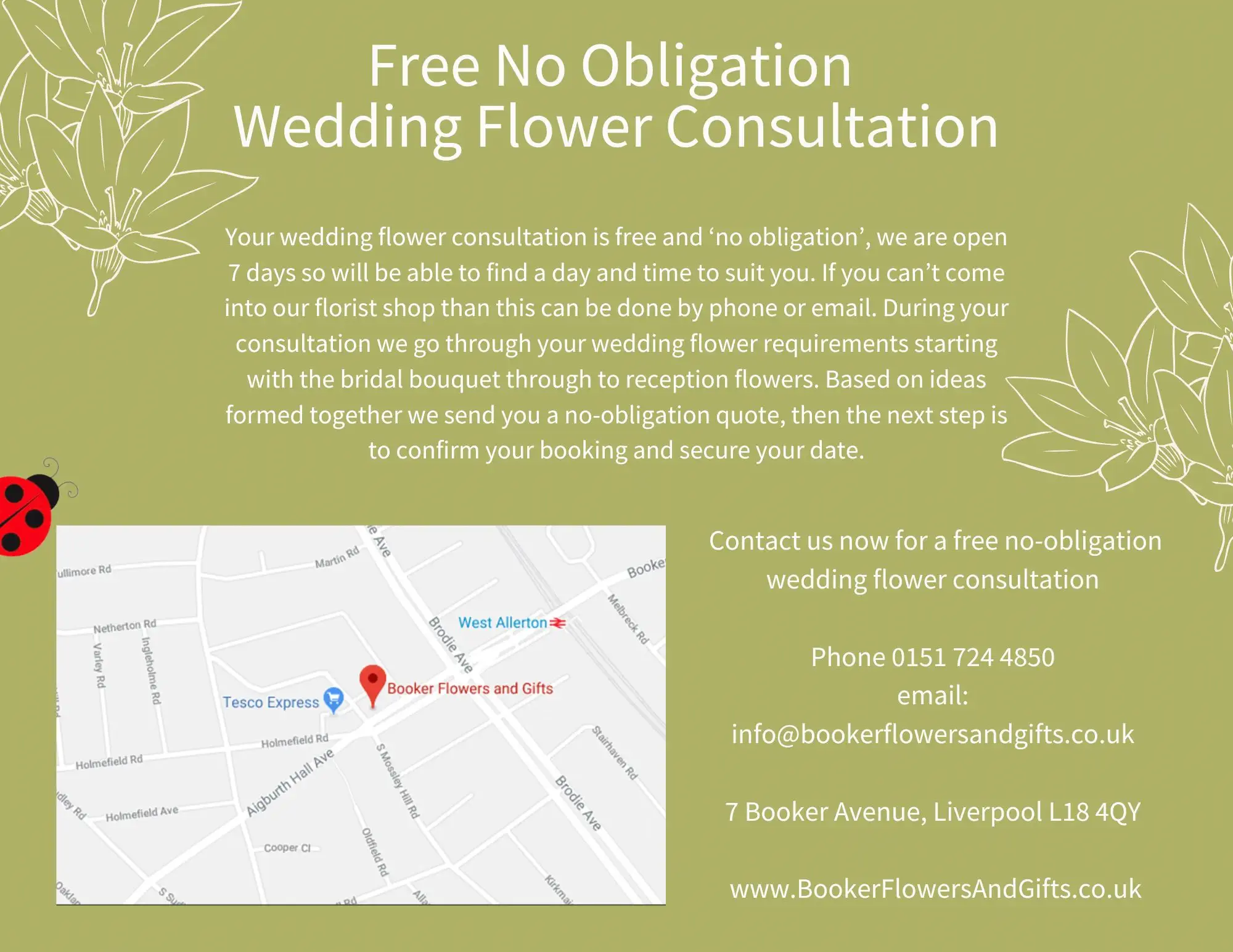 Booker Weddings Brochure