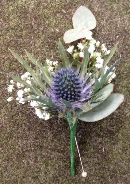 Winter Wedding Laides Guest Buttonhole