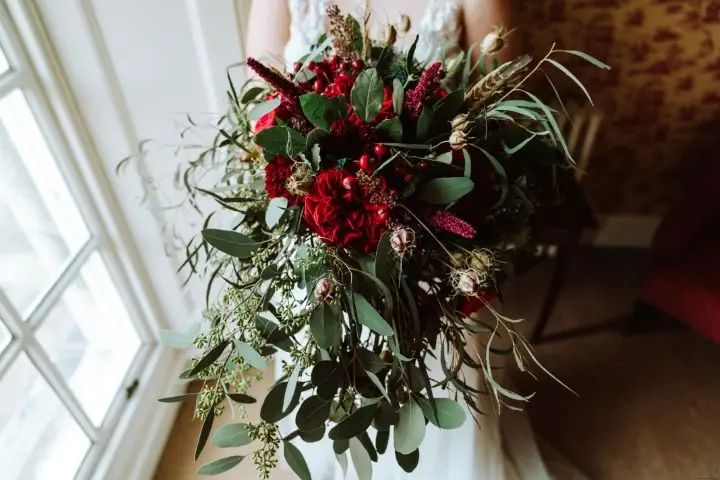 Photo by Andrew Keher at Knowsley Hall December Wedding 18