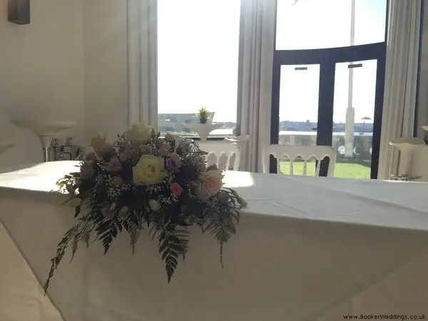 Registrars Arrangement in Roses Pink and Lilac