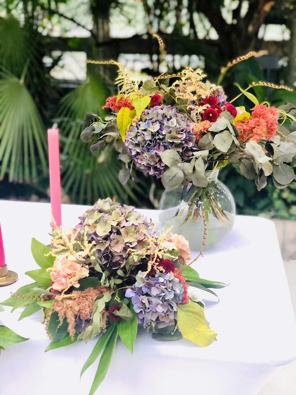 Dried Wedding Flowers at Palm House Wedding Fair