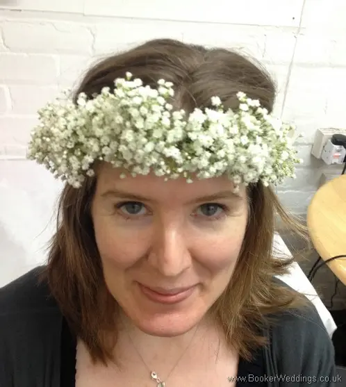 Gypsophila Circlet for Flowergirl