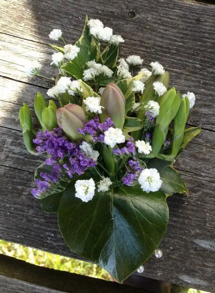 Lilac Freesia Corsage