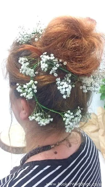 Gypsy Grass On Wire for Wedding Bridal Hair with Gypsophila