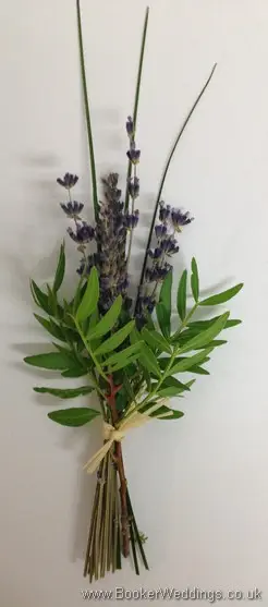 Just Picked Neat Lavender Buttonholes