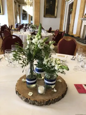Table Centrepieces at Liverpool Town Hall