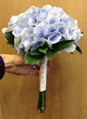 Blue Hydrangea Bouquet - Side