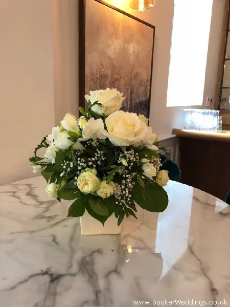 Table Arrangement for Wedding Venue Allerton Manor Golf Club