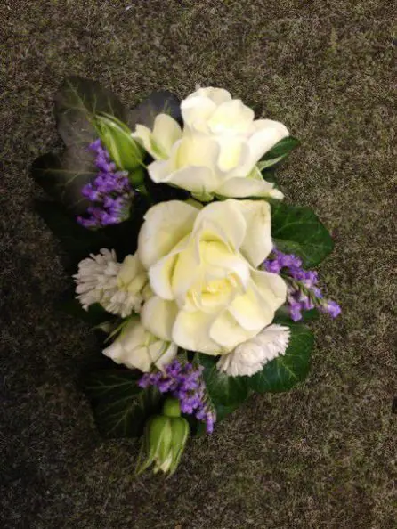Pin Cosage purple and white