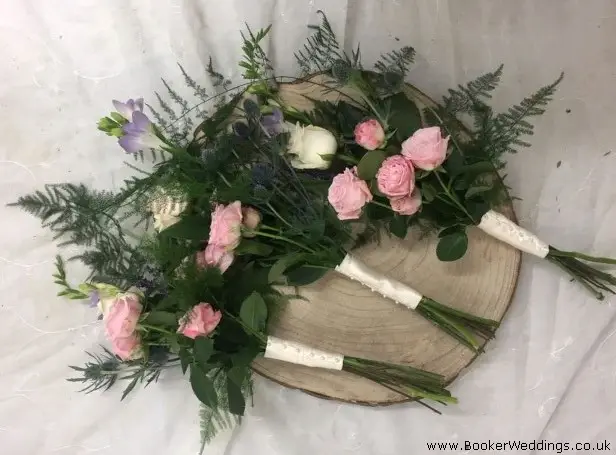 Bridesmaid Bouquets for 1920s Inspired Wedding