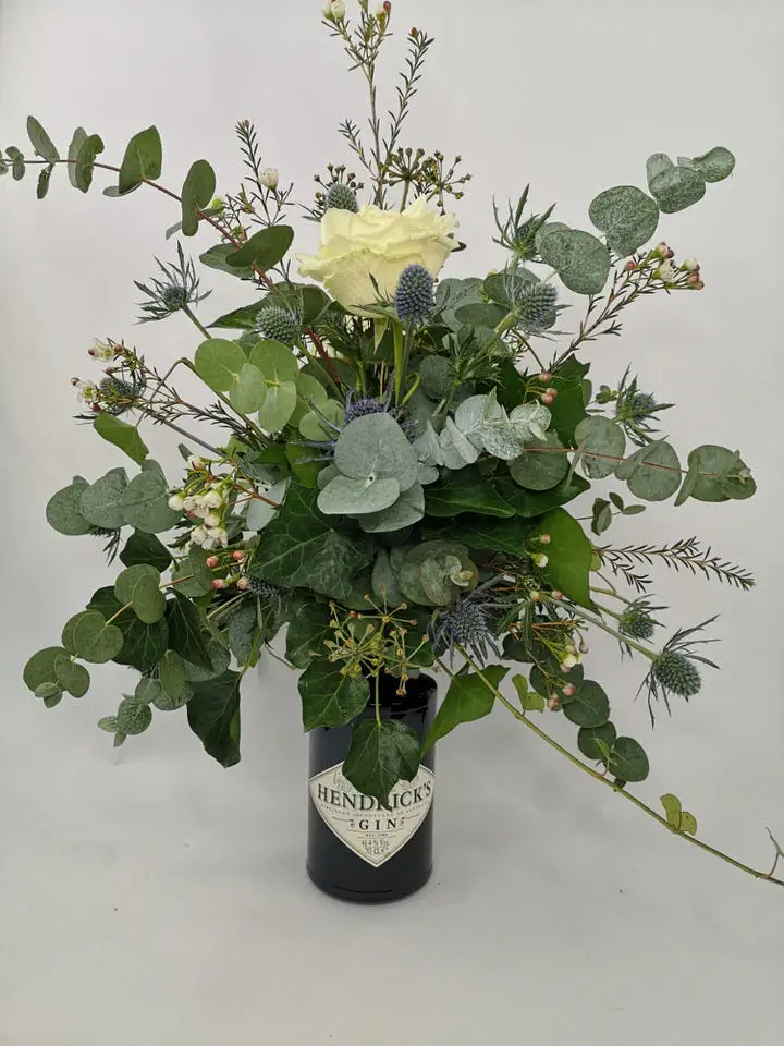 Hendricks Gin Wedding Table Centrepiece