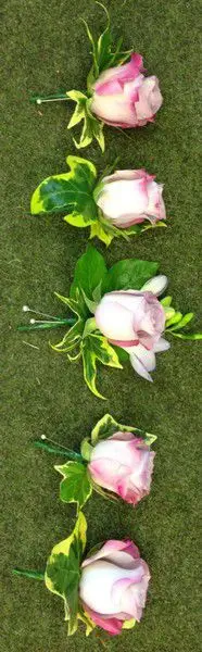 Lilac Rose Buttonholes