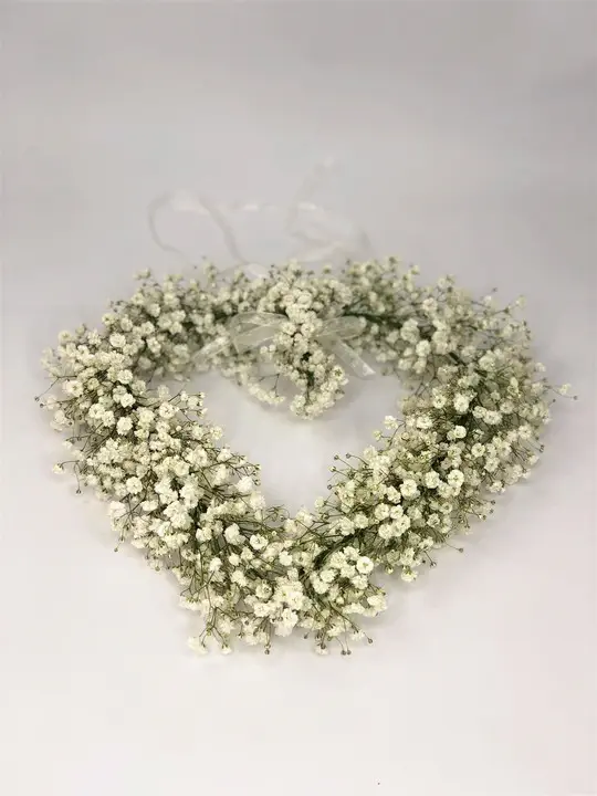 Gypsophila Heart Decoration for Wedding