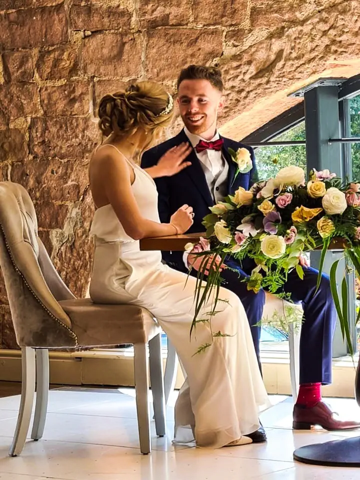 Gemma and Joe Allerton Manor April Wedding