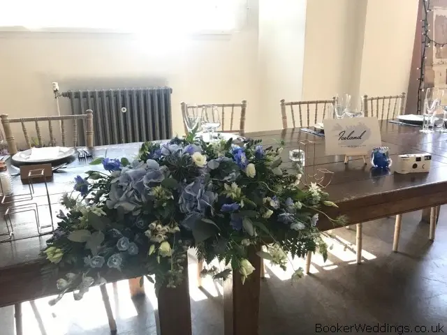 Top Table at Oh Me Oh My Liverpool Wedding Venue