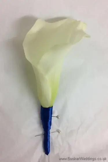Calla Lily buttonhole for the men