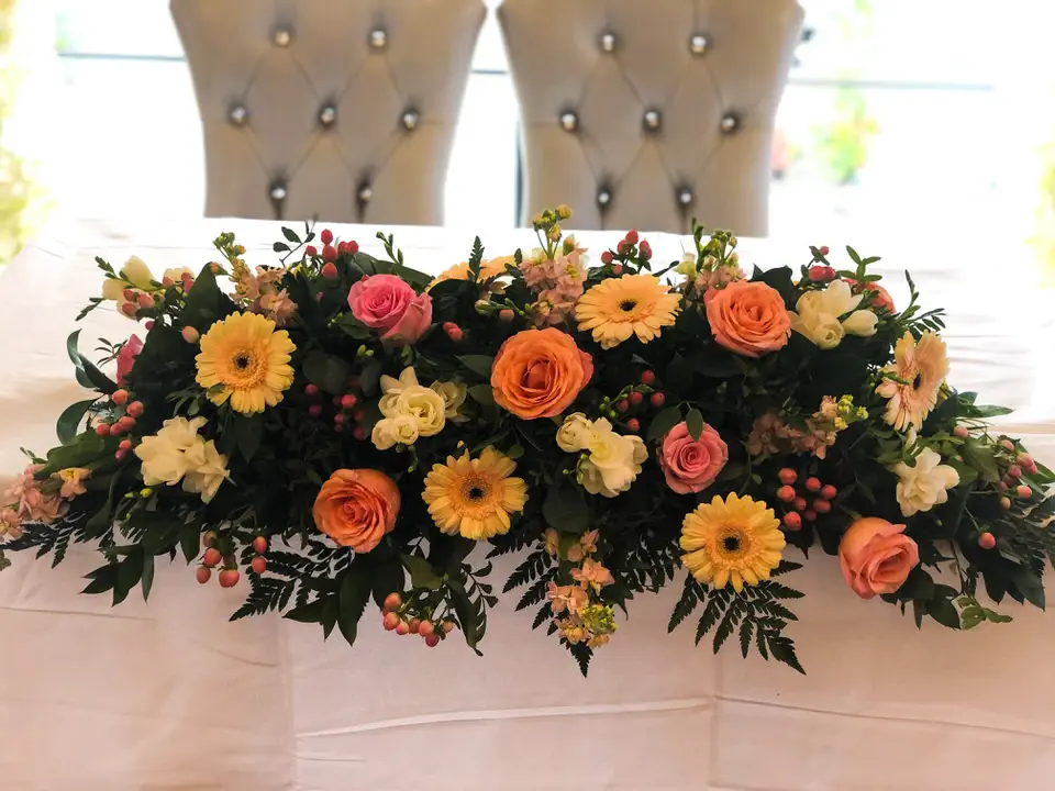 Rustic Registrar Arrangement at Allerton Manor