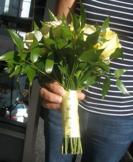 Yellow Rose Brides Bouquet