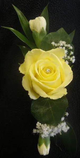 Yellow Rose Corsage