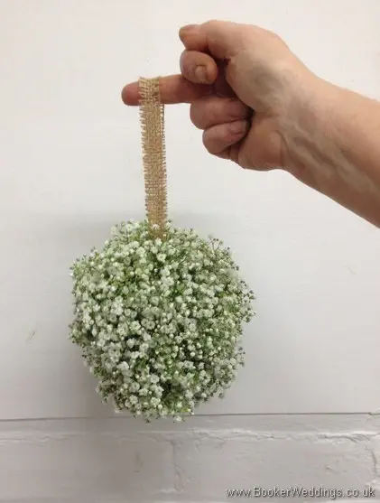 Gypsy Grass Pomander for Flower Girl