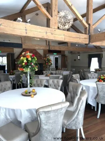 Allerton Manor Tall Table Flower Arrangements