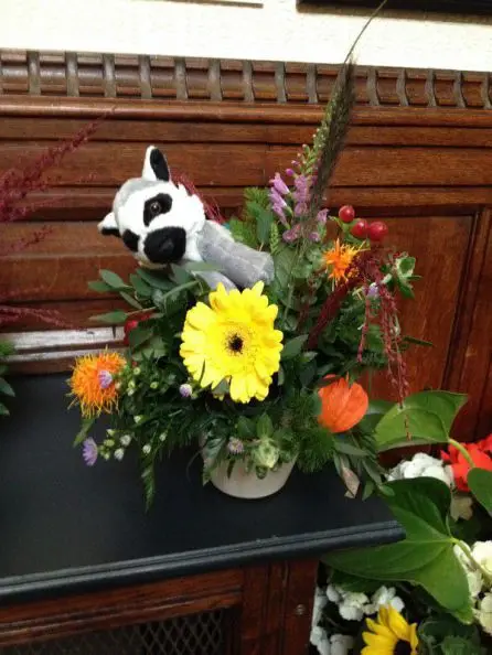 Jungle Wedding Table Arrangements - Chester Zoo 6