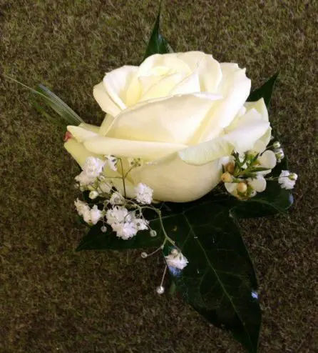 Grooms Rose Buttonhole  