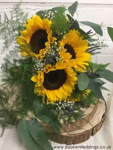 Bride Hand Tied Bouquet for Autumn Rustic Wedding