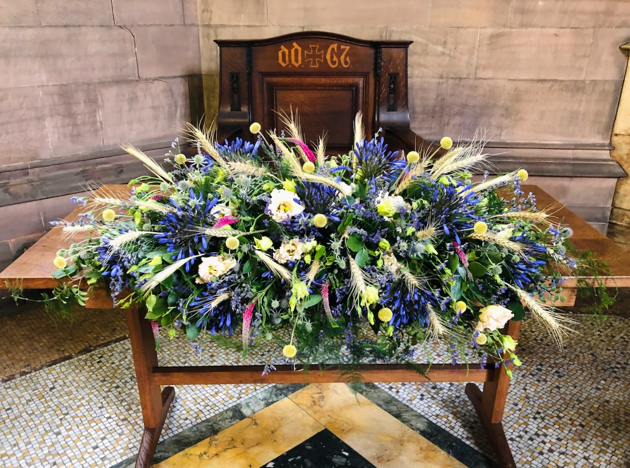Bright Summer Flowers for Ceremony Table