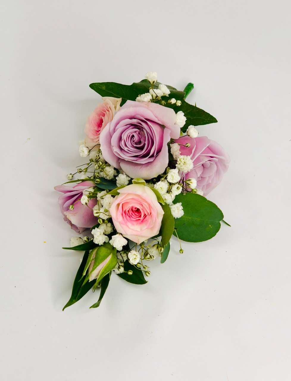 Lilac Rose Corsage for MOB