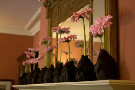 Gerbera Mantelpiece Arrangement