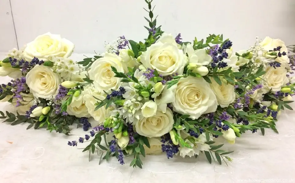 Rustic Wedding Bride and Matching Bridesmaids Hand Tied Just Picked Bouquet