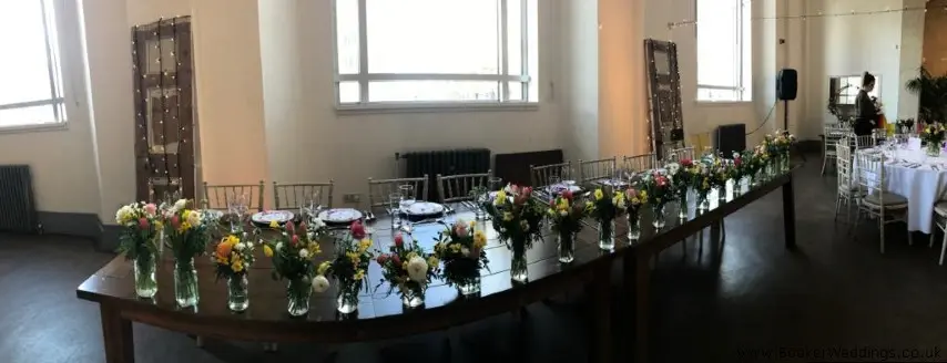 Bright Fresh and Colourful Top Table