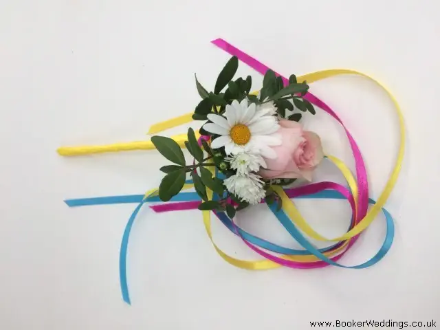 Flowergirl Wand Bright Spring Wedding