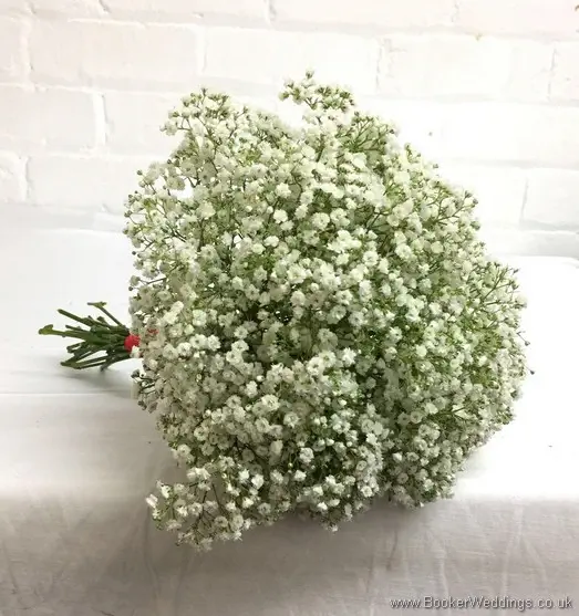 Bridesmaid bouquet made with gypsophila_top