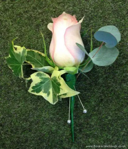 Pink Rose Buttonhole