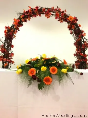 Autumn Registrar Table at The Bluecoat