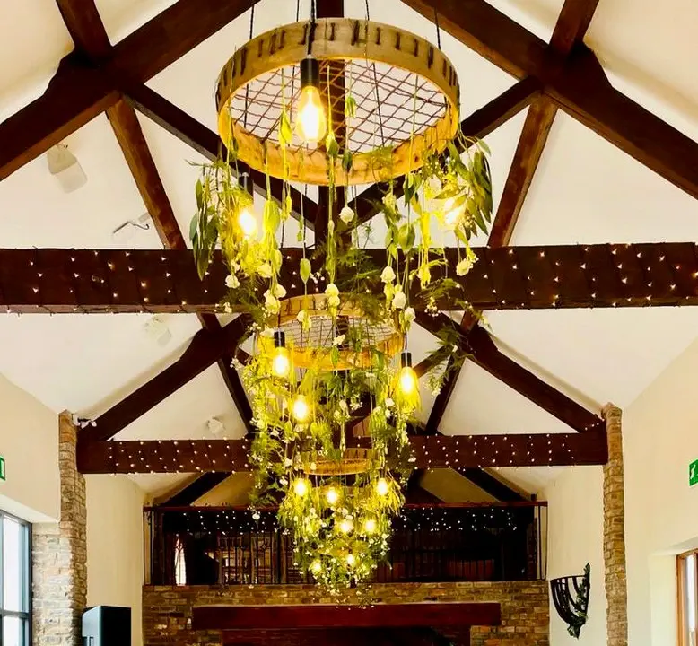 Delicate Hanging Flowers at Yew Tree Barn