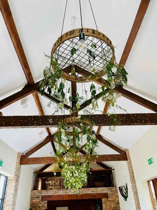 Hanging Potato Riddle Floral Decorations