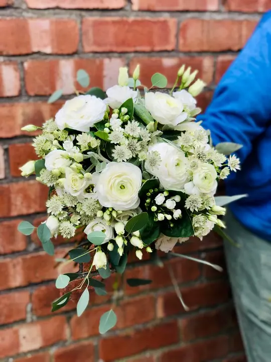 Ranunculus and Astrantia Spring Bridal Bouquet