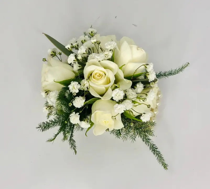 Rose and Gyp Wrist Corsage