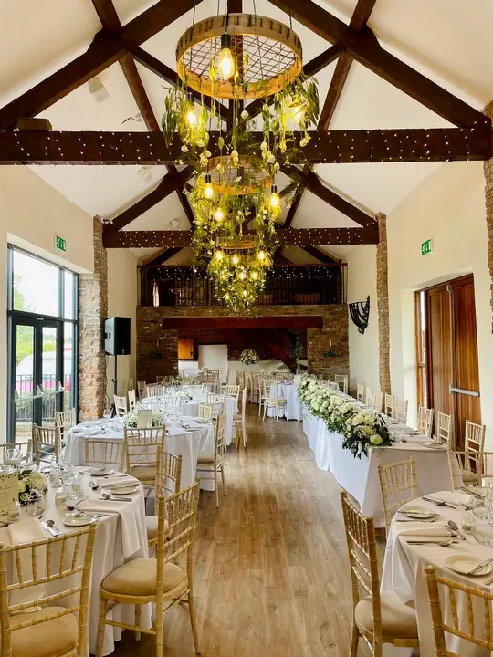 White Wedding at Yew Tree Barn 2