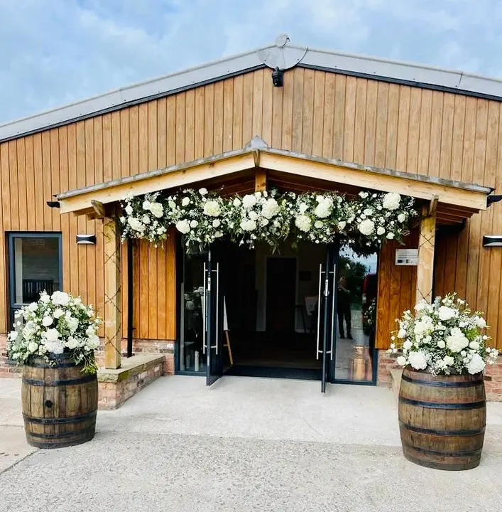 Yew Tree Barn Floral Decoration for Wedding