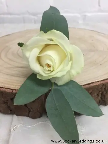 Buttonhole for Wedding Guests in White