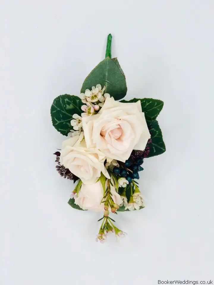 Blush Rose Pin Corsage