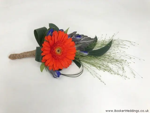 Rustic Bright  Buttonhole for Mr and Mr Wedding