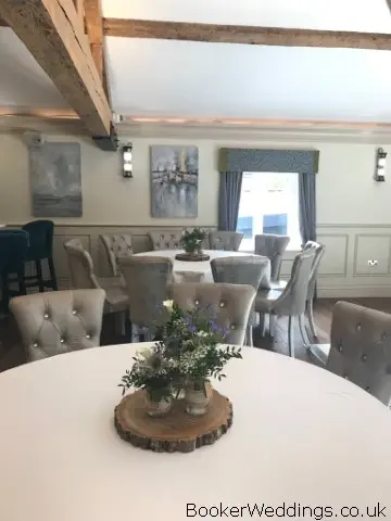 Rustic Table Flowers for Liverpool Wedding