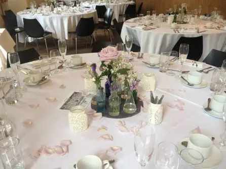 Medicine Bottles Wedding Table Arrangement 6