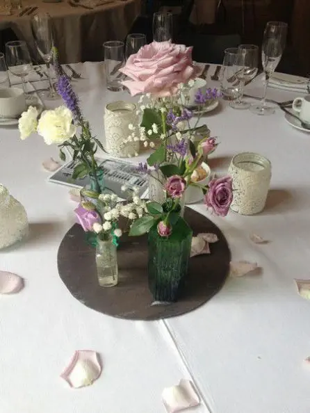 Medicine Bottles table arrangement 2