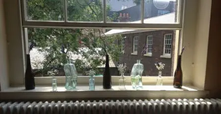 Old Bottles Wedding window decoration 2